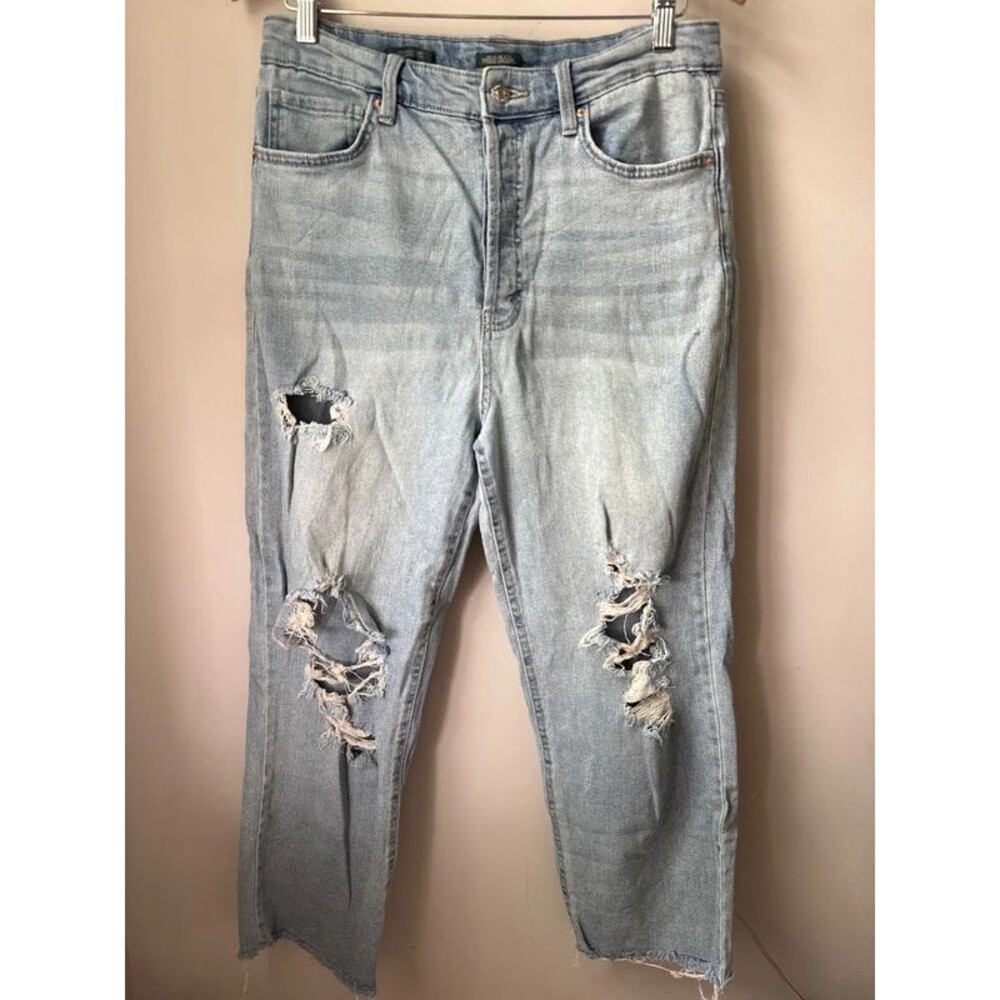 Wild Fable Highest Rise Straight Distressed Jeans Size 12